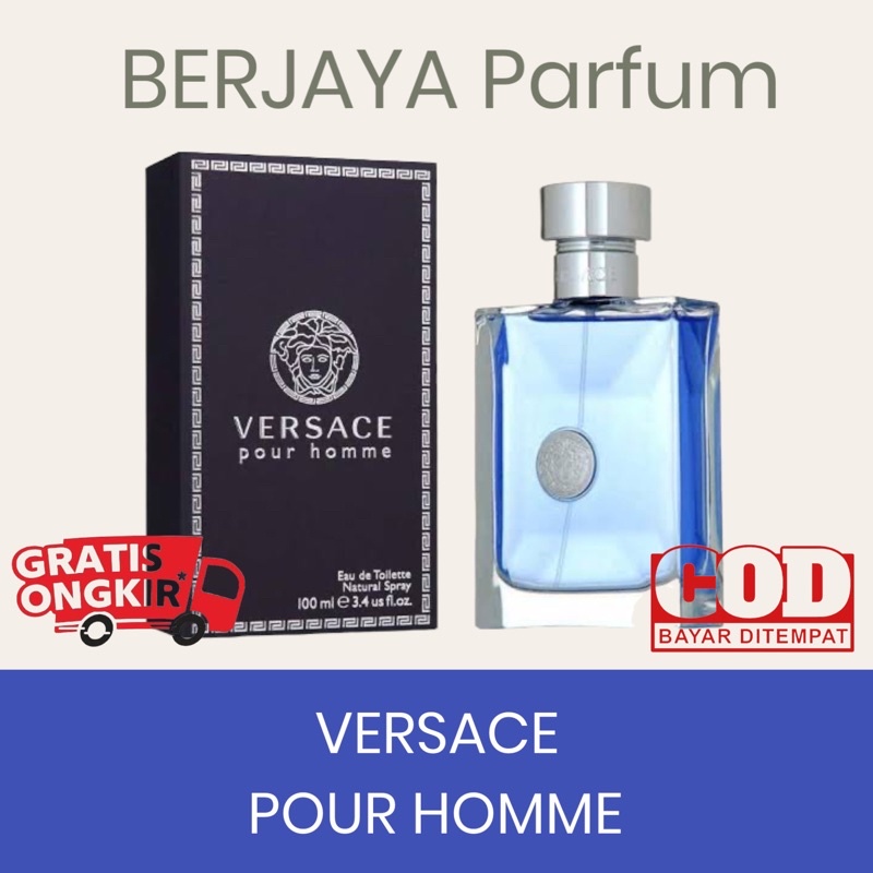 Jual PARFUM PRIA VERSACE POUR HOMME 100ml | Shopee Indonesia