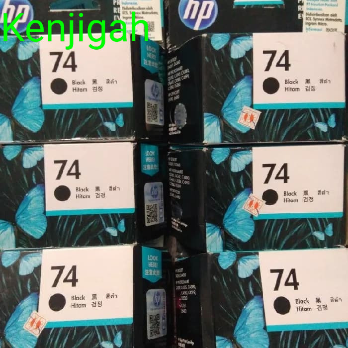 Jual Tinta Hp 74 Black Ink Cartridge Original | Shopee Indonesia