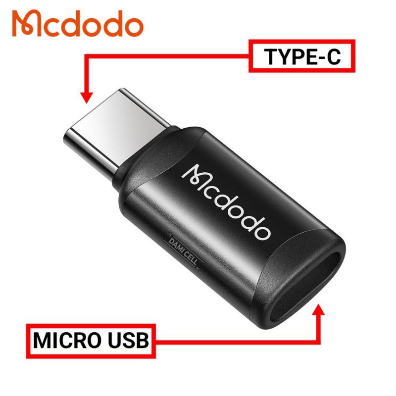 Jual Mcdodo Ot Converter Connector Micro To Type C A