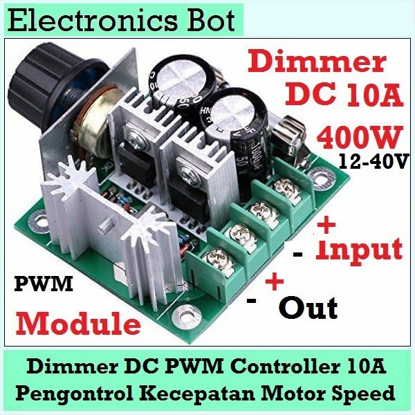 Jual Dimmer Dimer DC 10A 12 - 40V Kontrol Kecepatan Motor Speed Control ...