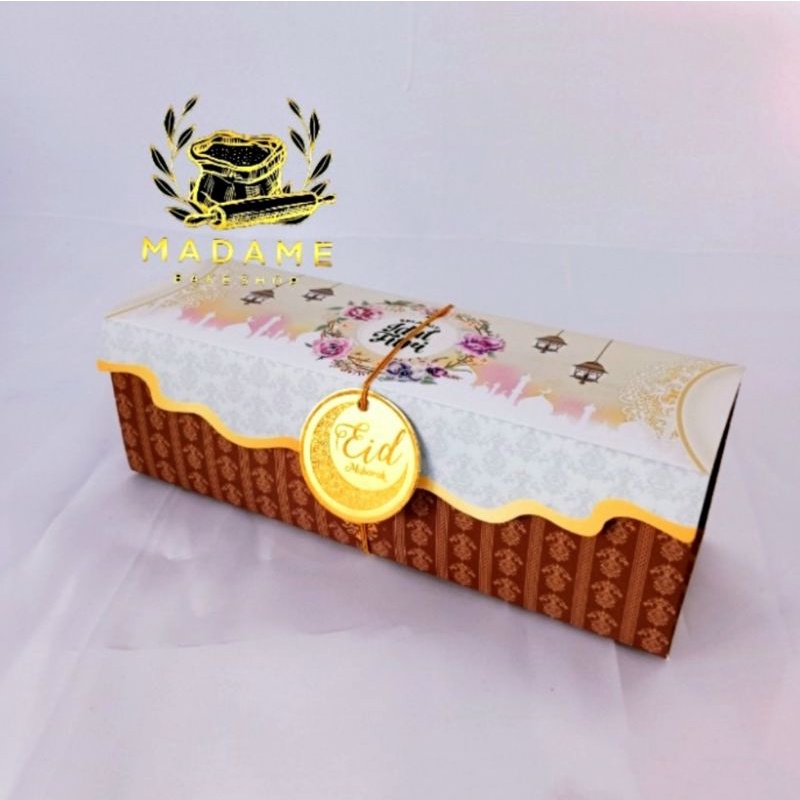 Jual Box Lebaran Elegant Dus Bolu Gulung Idul Fitri Cream Gold Shopee Indonesia