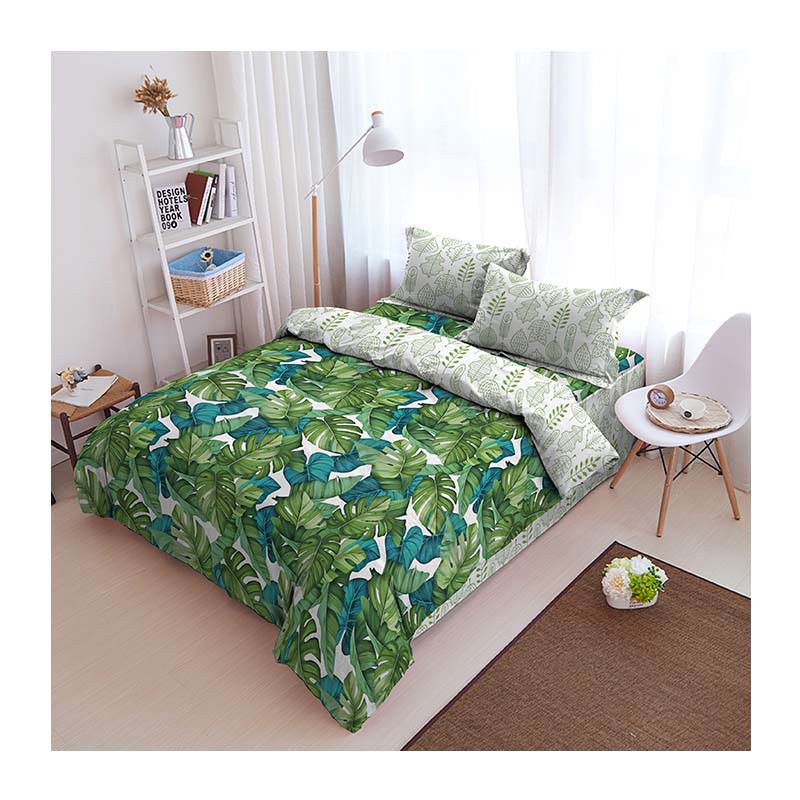 Jual Kintakun Bed Cover D'luxe - 180 X 200 (King) - Green Forest ...