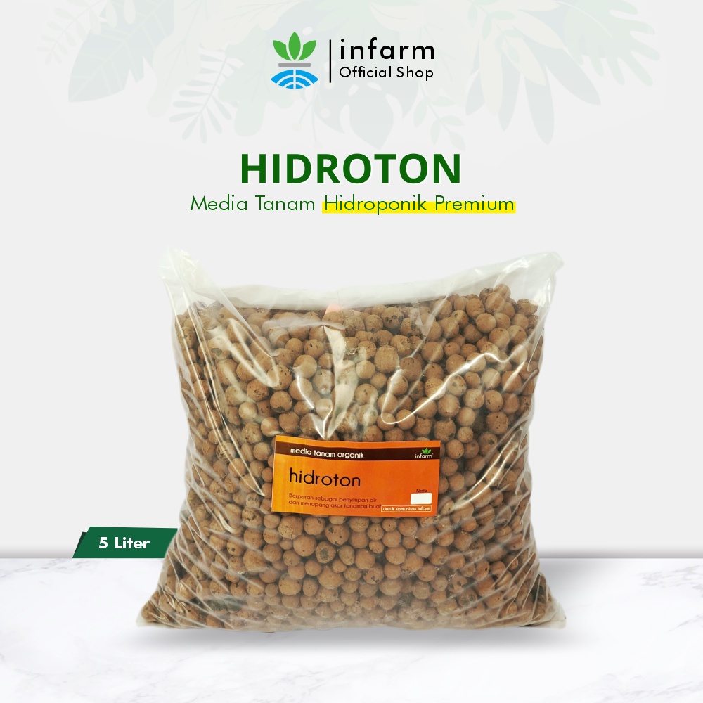 Jual Infarm Hydroton Hidroton Jerman Media Tanam Liter Hidroponik