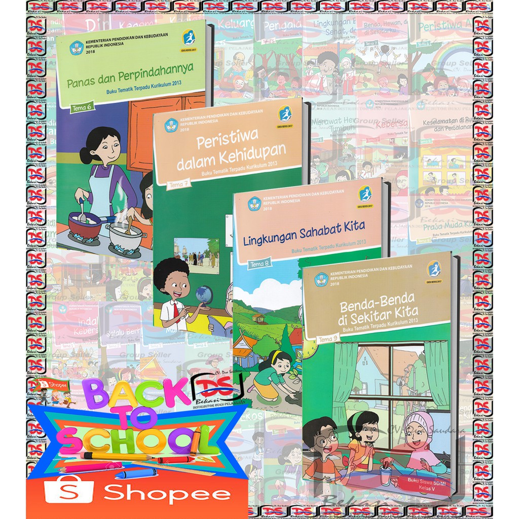 Jual BUKU SISWA Kelas 5 SD PAKET Tematik Semester 2 Kurikulum 2013 ...