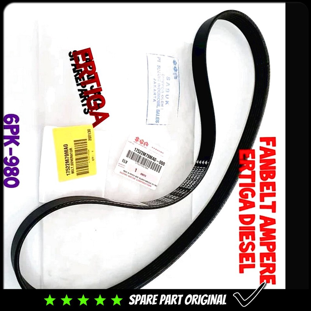 Fan belt ertiga deals diesel