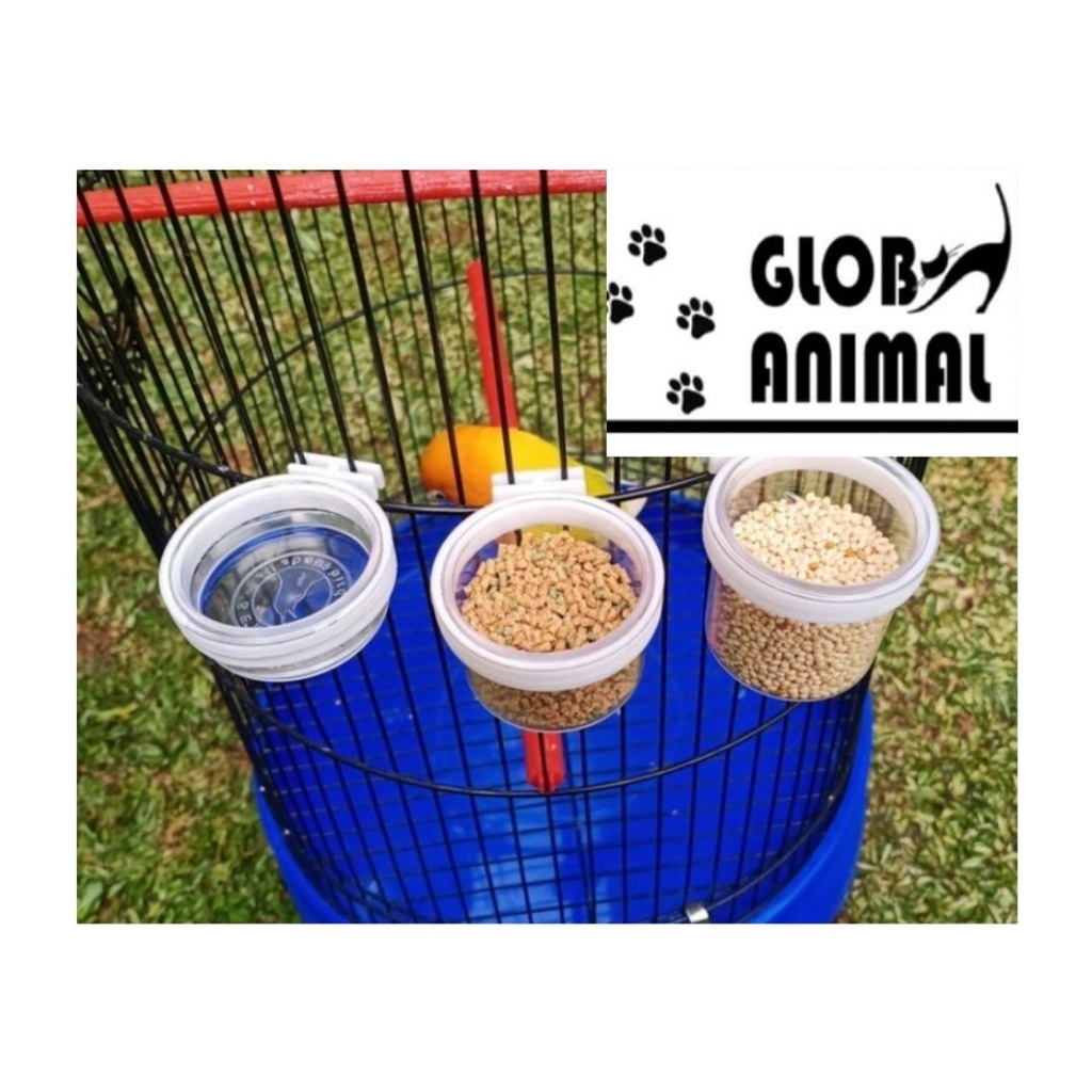 Jual CEPUK BELGIA 1 SET ISI 3 PCS tempat makan minum burung cepuk ...
