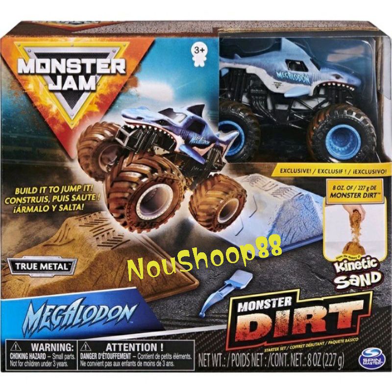 Jual Monster Jam Megalodon Monster Dirt Playset / Megalodon | Shopee