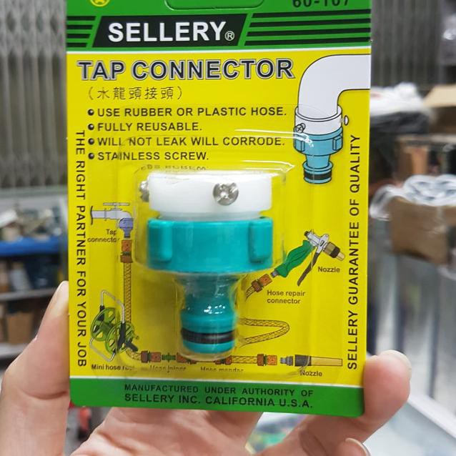 Jual Tap connector Sellery 60-107 sambungan selang mesin cuci ke keran ...