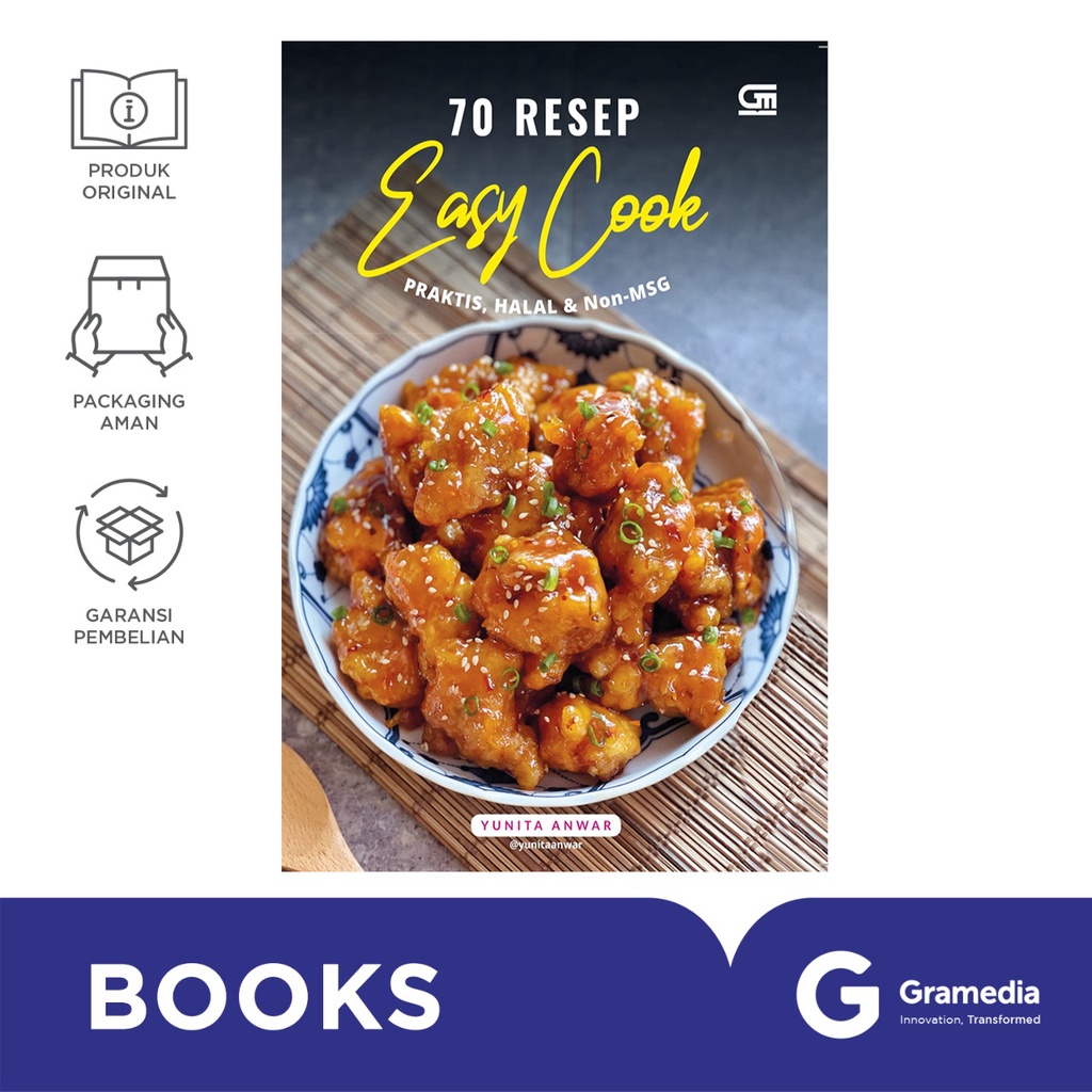 Jual 70 Resep Easy Cook - Praktis, Halal, Non-Msg ( Yunita Anwar ...