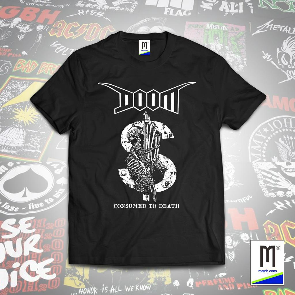 Jual KAOS BAND DOOM TAG MERCHCONS SIZE LUAR COTTON COMBED 24S | 5 ...