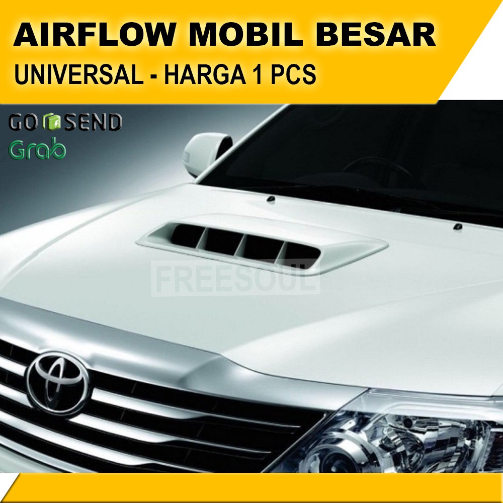 Jual Airflow Kap Mesin Model Fortuner Besar Air Scoop Variasi Universal Shopee Indonesia