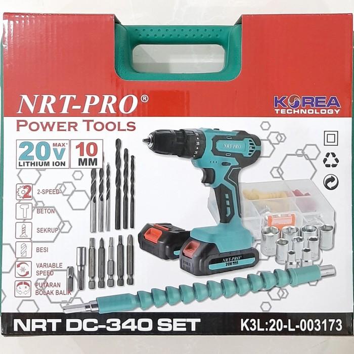 Jual Mesin Bor Cordless Tembok V Nrt Pro Dc Set New Shopee Indonesia