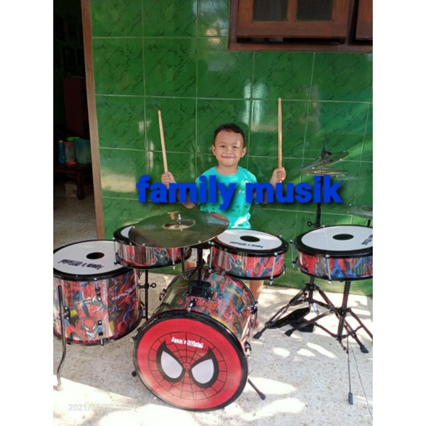 Jual Drum Anak Komplit Full Set Hihet Nama Anak Shopee Indonesia