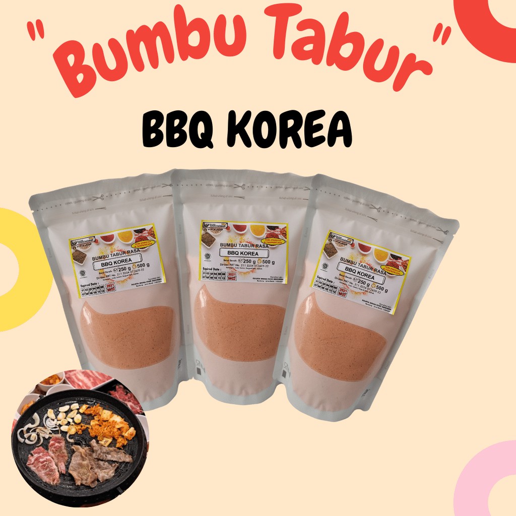 Jual Bumbu Tabur Bbq Korea Gr Shopee Indonesia