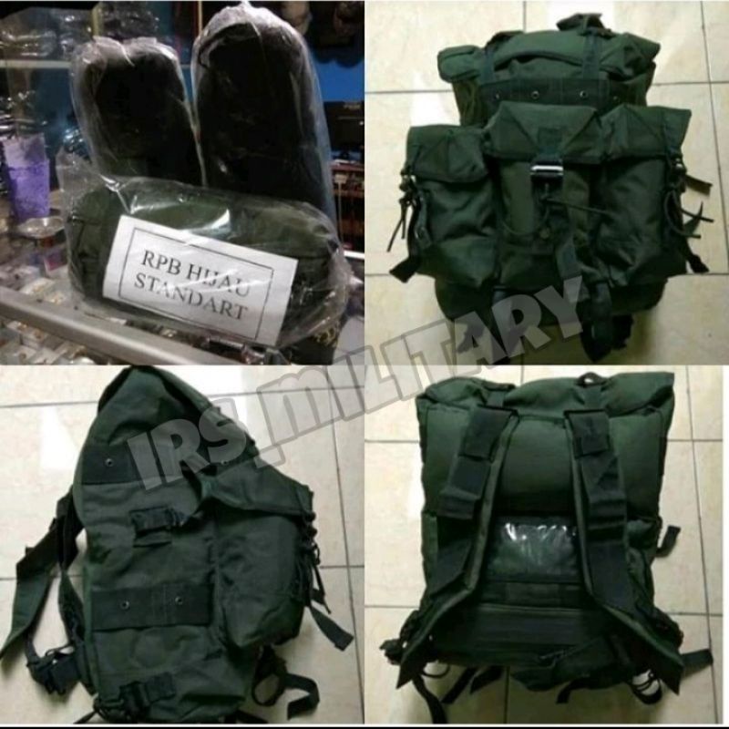 Jual Tas Ransel Korea Hijau Standar Tni Tas Tempur Rpb Hijau Army Shopee Indonesia