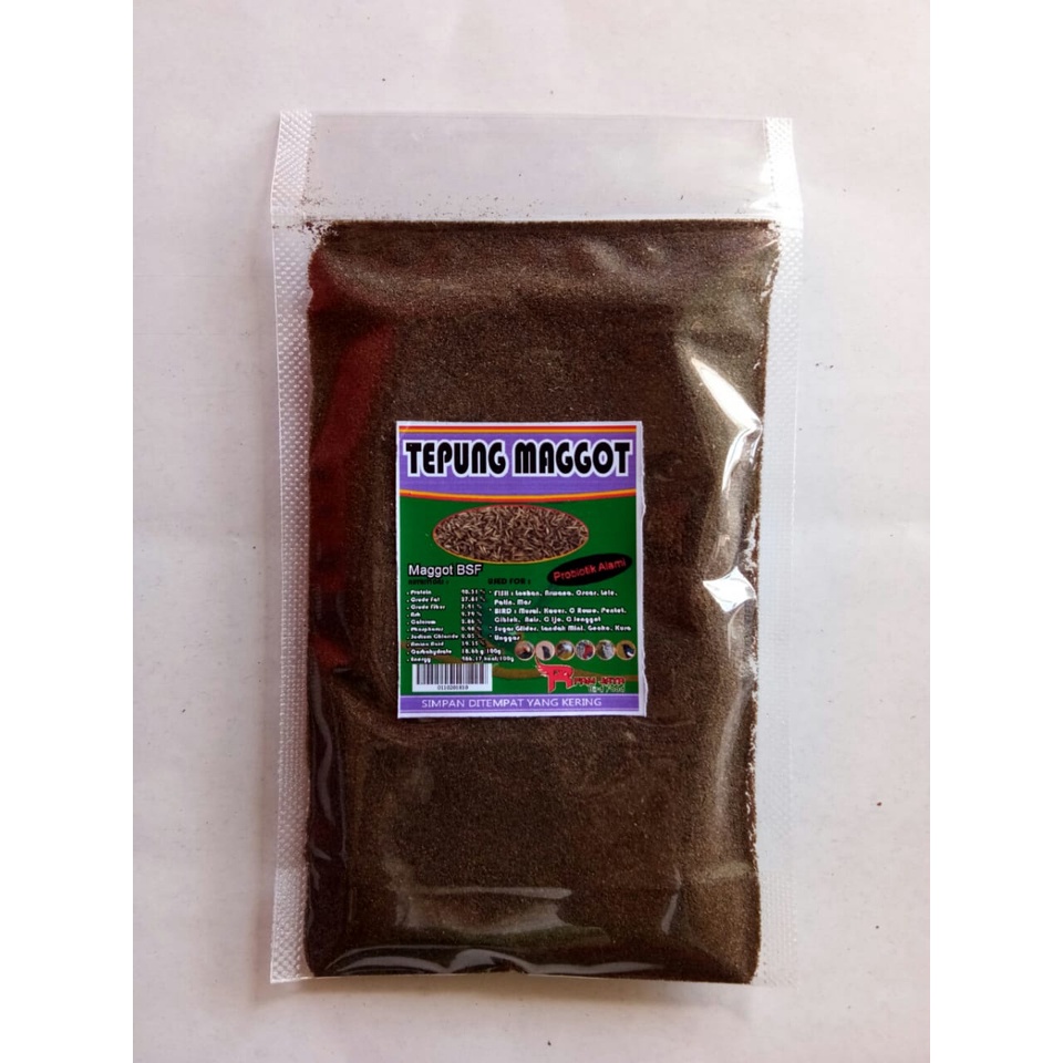 Jual TEPUNG MAGOT LARVA BSF FLOUR 25 gram PAKAN MAKANAN BURUNG | Shopee ...