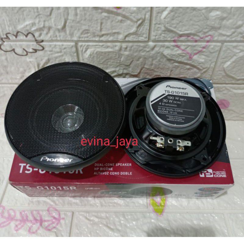 Jual Speaker coxial 4 inch Pioneer TS G1015R sepasang | Shopee Indonesia