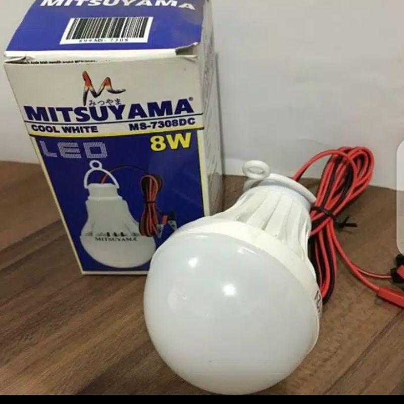 Jual Mitsuyama Bohlam Lampu Dc Led 12v 8w Lampu Emergensi Sambung Aki