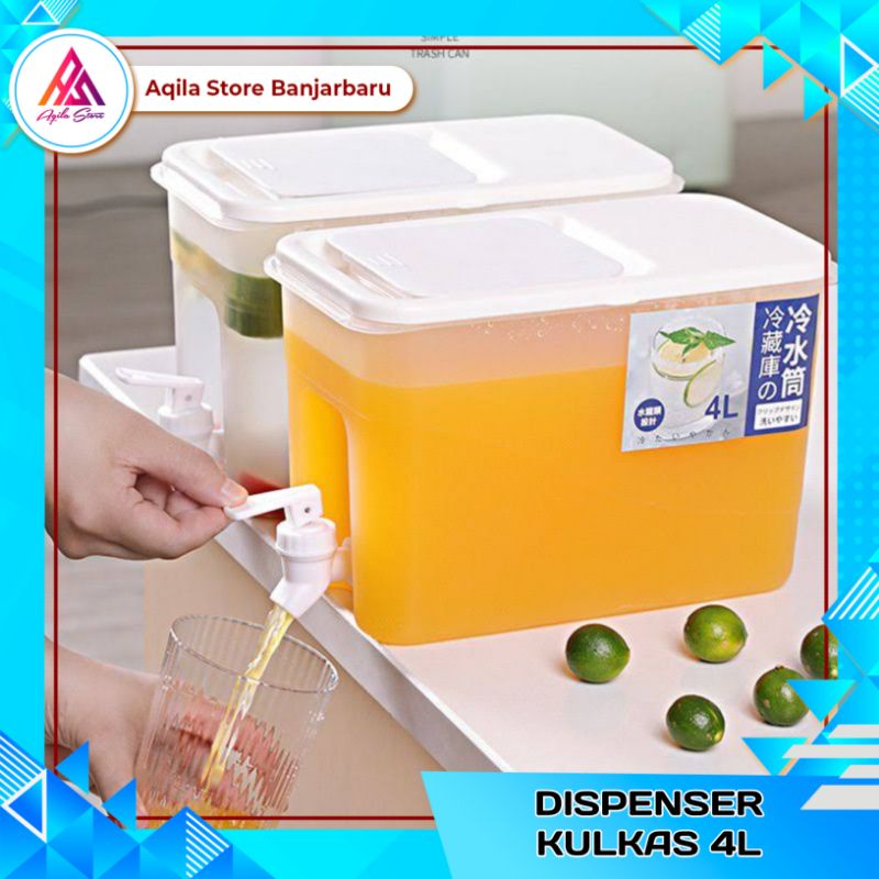 Jual Dispenser Kulkas 2liter Dispenser Jus Portable Tempat Air Minum Ceret Kulkas Shopee 5530