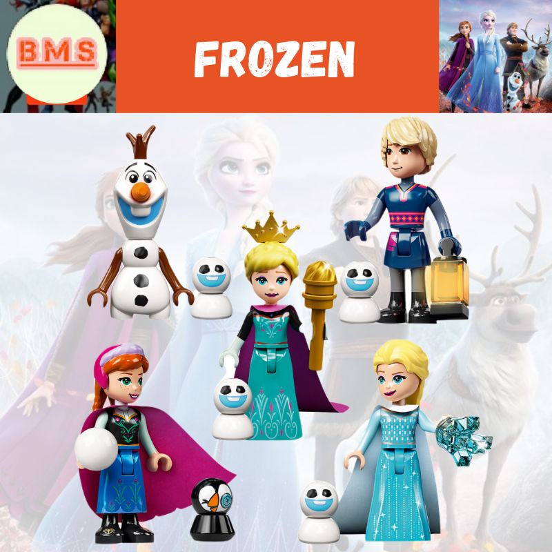 Jual [BEST SELLER] Lego Minifigure 660 Frozen Elsa Anna Kristoff Olaf ...