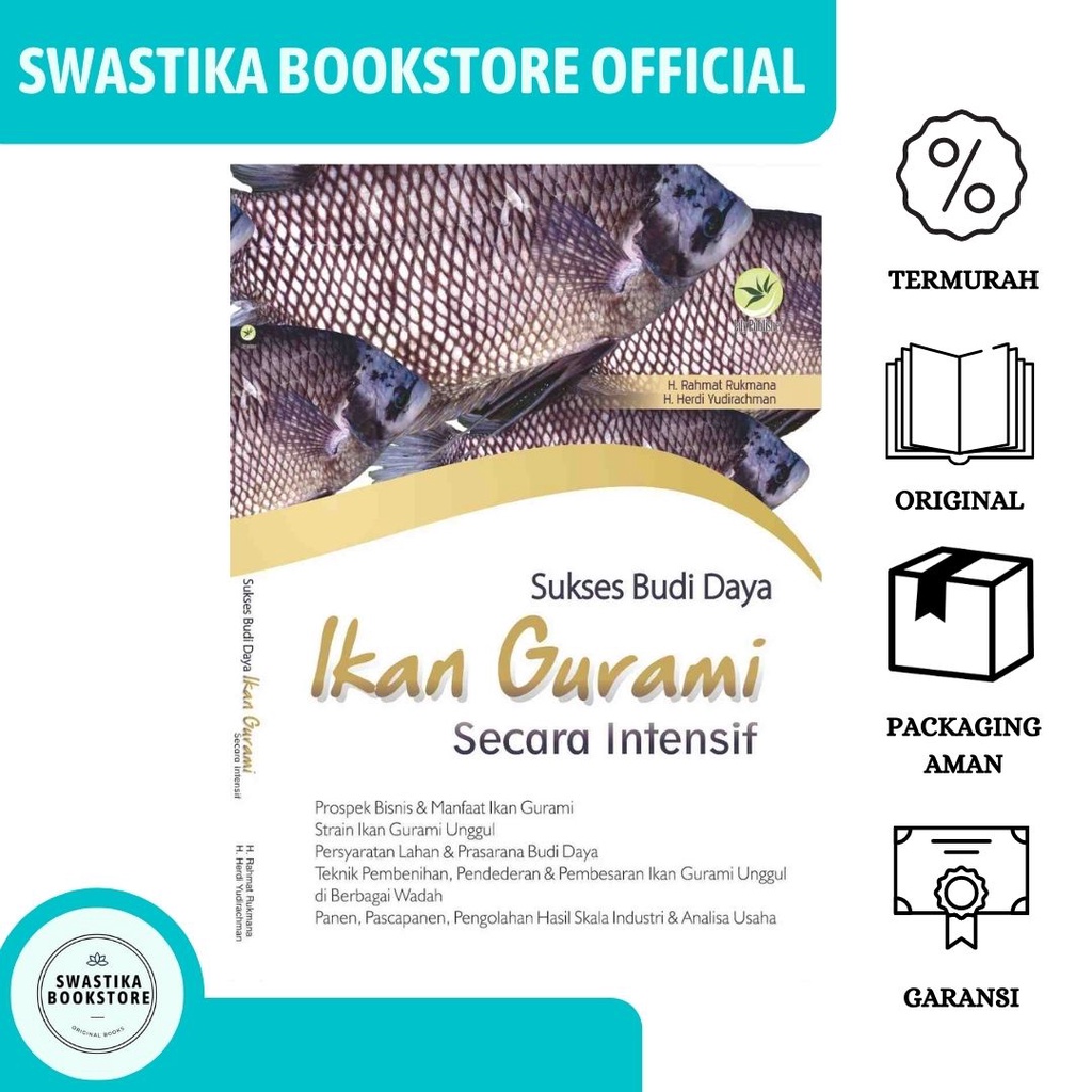 Jual Sukses Budi Daya Ikan Gurami - H. Rahmat Rukmana Dan H. Herdi ...