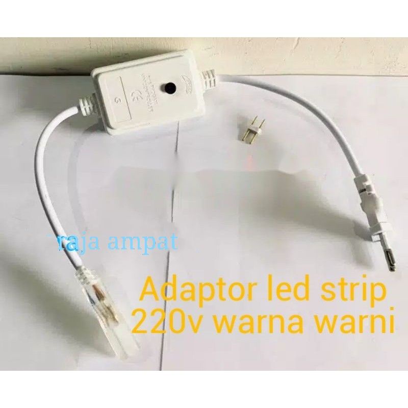 Jual Adaptor led strip berkedip RGB 2835 warna warni AC 220v1 adaptor ...