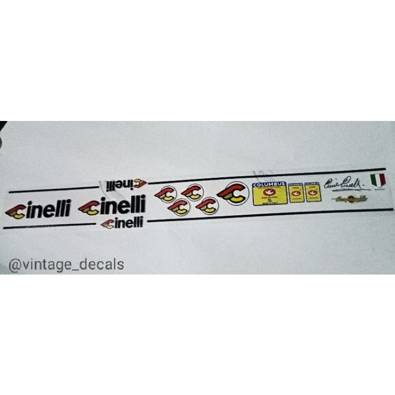 Jual sticker decal sepeda CINELLI super Corsa speciale Corsa | Shopee ...