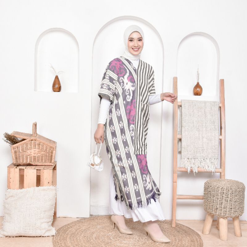 Jual Kanaya Etnik Dress Tenun Ikat Dakara Indonesia Shopee Indonesia