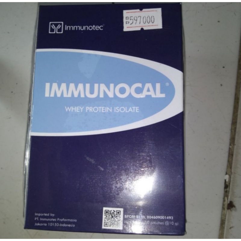 Jual Immunocal Whey Protein Isolate 10 Saset | Shopee Indonesia