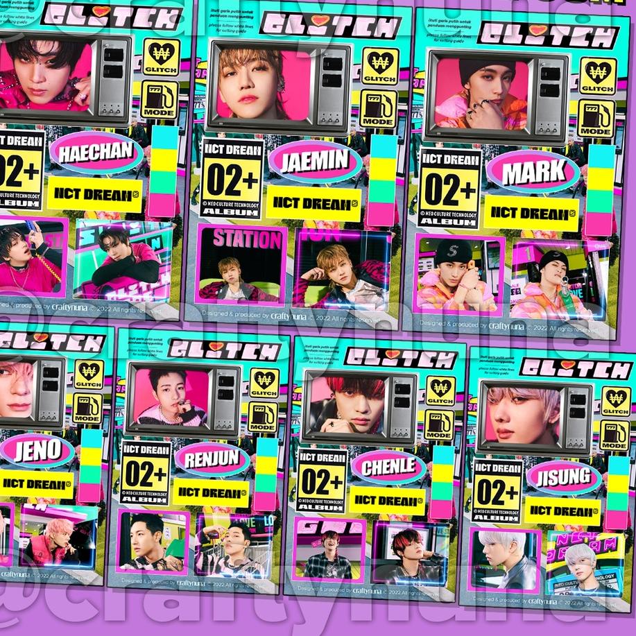 Jual Harga Potongan (NC-029) ALL VER! NCT DREAM GLITCH MODE DIY ...