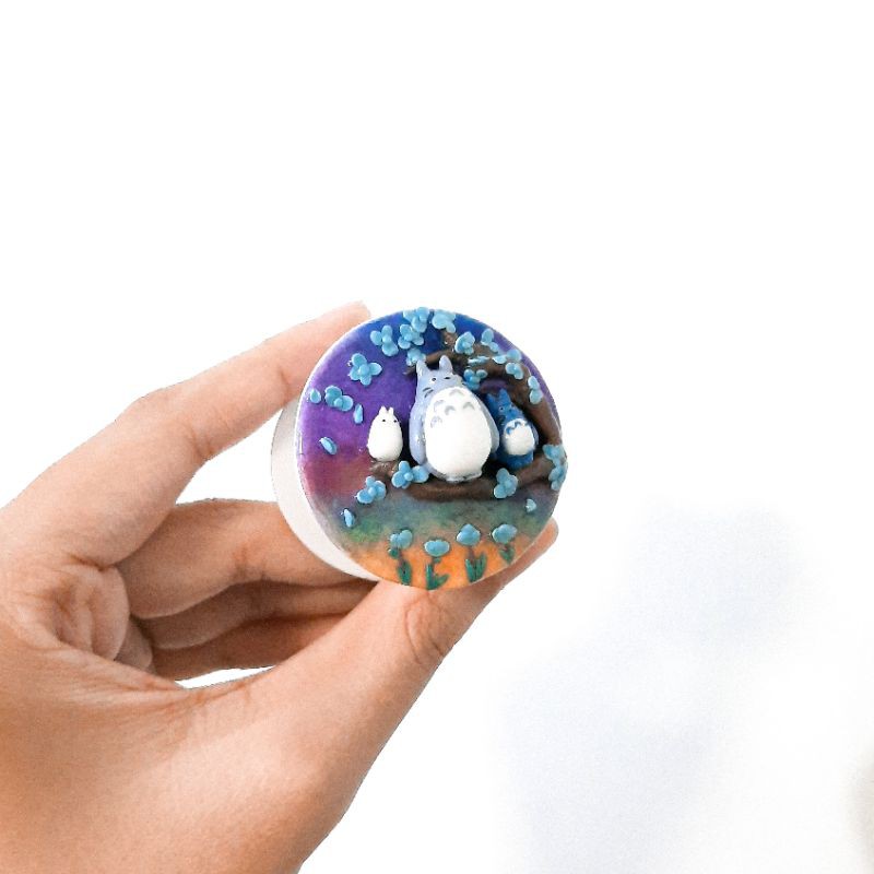 Jual Popsocket anime polymer clay 3D - Totoro series | Shopee Indonesia