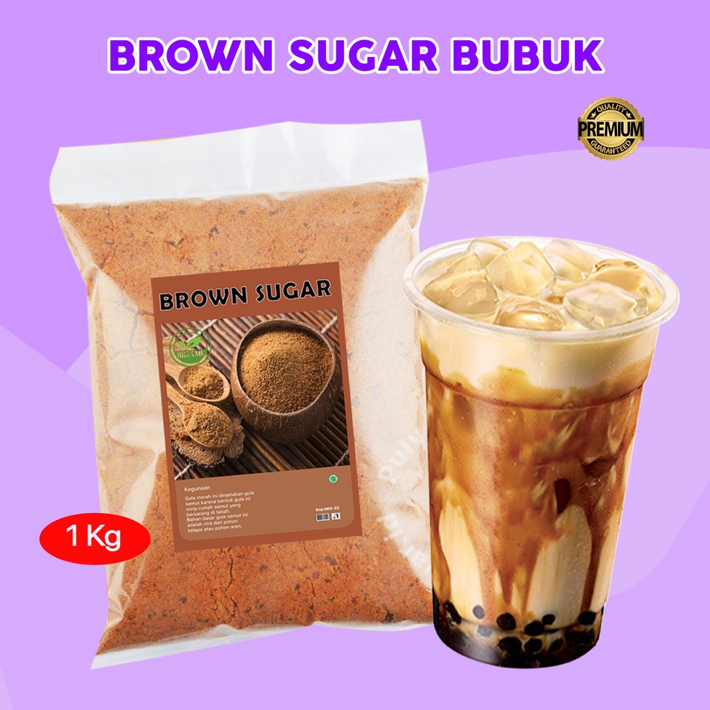 Jual Brown Sugar Premium 1kg Brown Sugar Bubuk Premium Brown Sugar