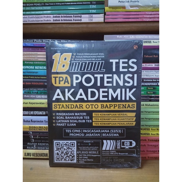 Jual BUKU 18 MODEL TES TPA POTENSI AKADEMIK STANDAR OTOBAPPENAS ...