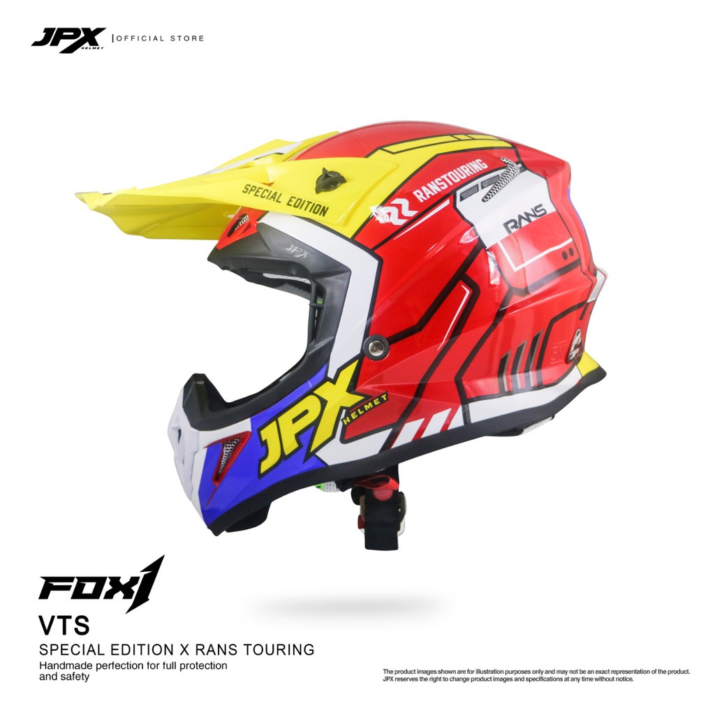 Jual Helm JPX Fox1 Cross Full Face VTS/RANS Special Edition | Shopee ...
