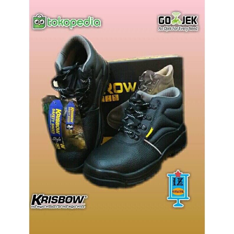 Jual Sepatu Safety Krisbow Arrow 6 Inch Hitam 38 Shopee Indonesia