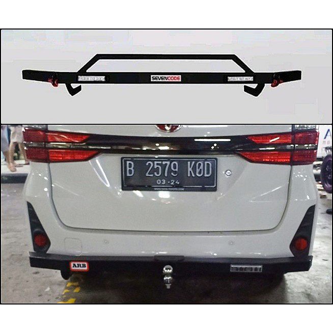 Jual Paket Tanduk Depan Besi Led Dan Towing Belakang All New Avanza