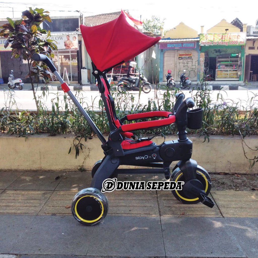 Jual SEPEDA RODA TIGA ANAK I CYCLE TC-2199 BISA DI LIPAT | Shopee Indonesia