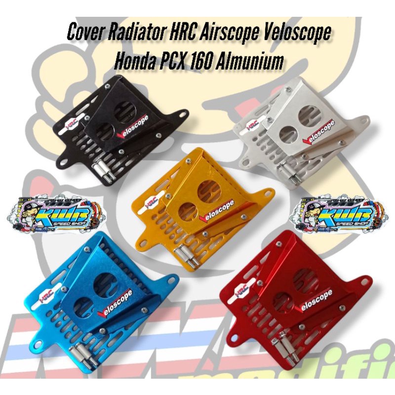 Jual Cover Radiator hrc VARIO 160 PCX 160 NEW Airscope Veloscop Motif ...