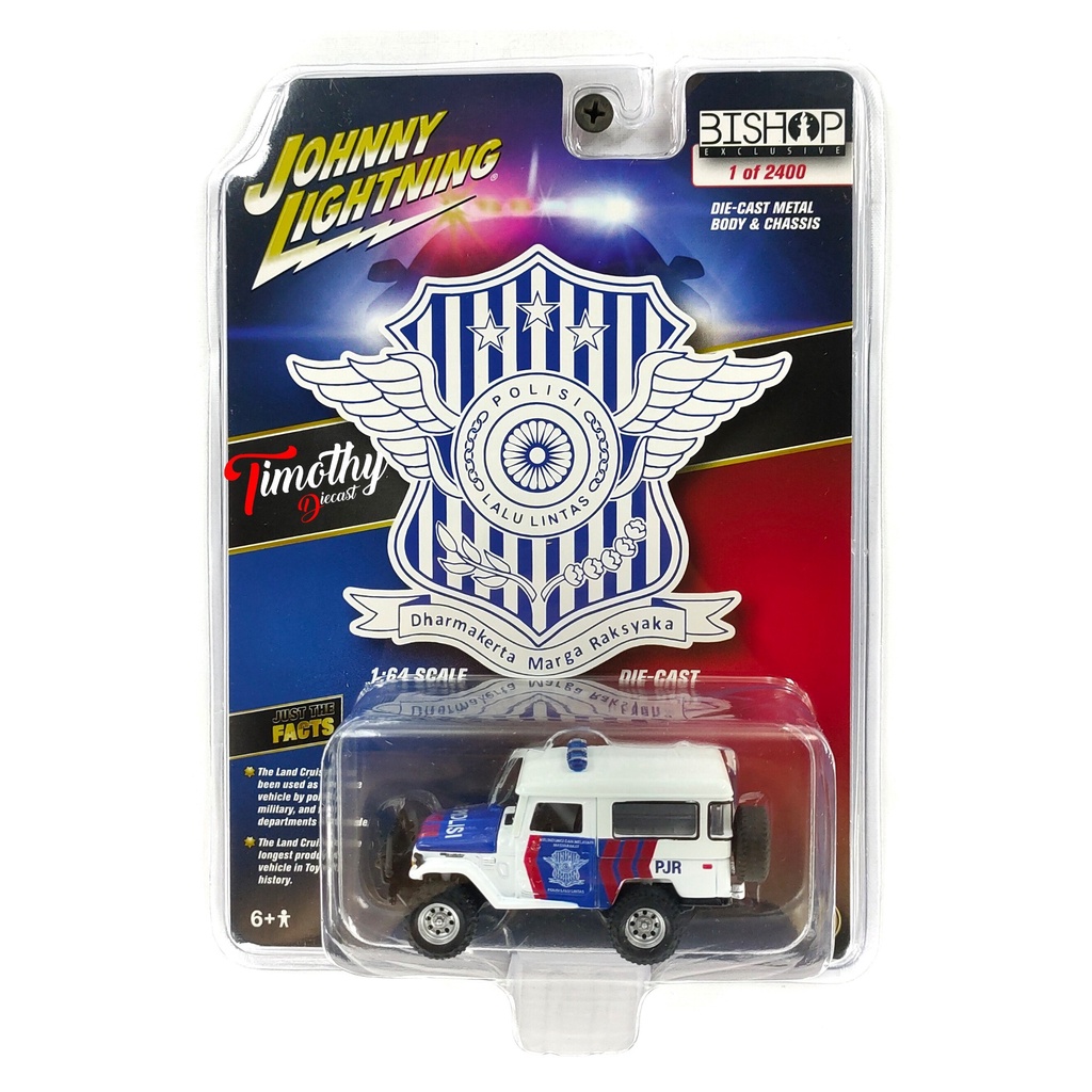 JOHNNY LIGHTNING BISHOP 1980 TOYOTA LAND CRUISER FJ40 PICKUP