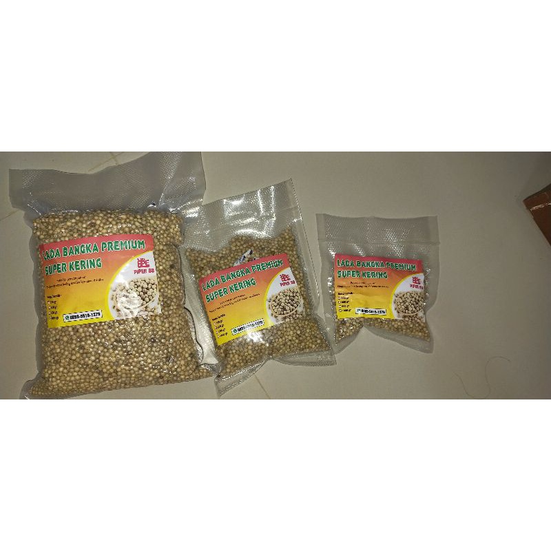 Jual Lada Bangka Premium 250gr Whole White Pepper Biji Lada Putih Premium Shopee Indonesia 2832