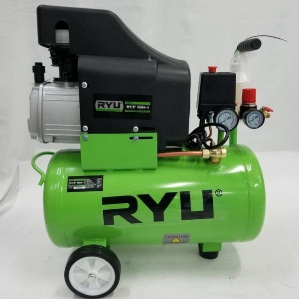 Jual RYU RCP100-1 RCP 100-1 Kompresor 1 HP 1HP 24 Liter Portable ...