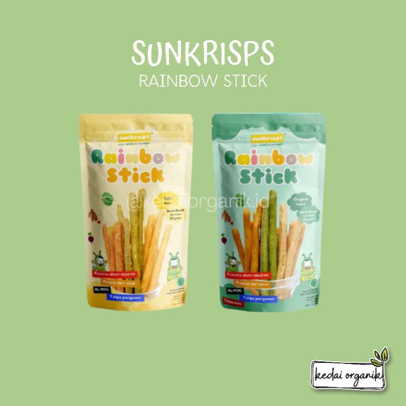 Jual Sunkrips Rainbow Stick Cheese / Sunkrisps Rainbow Stick Original ...
