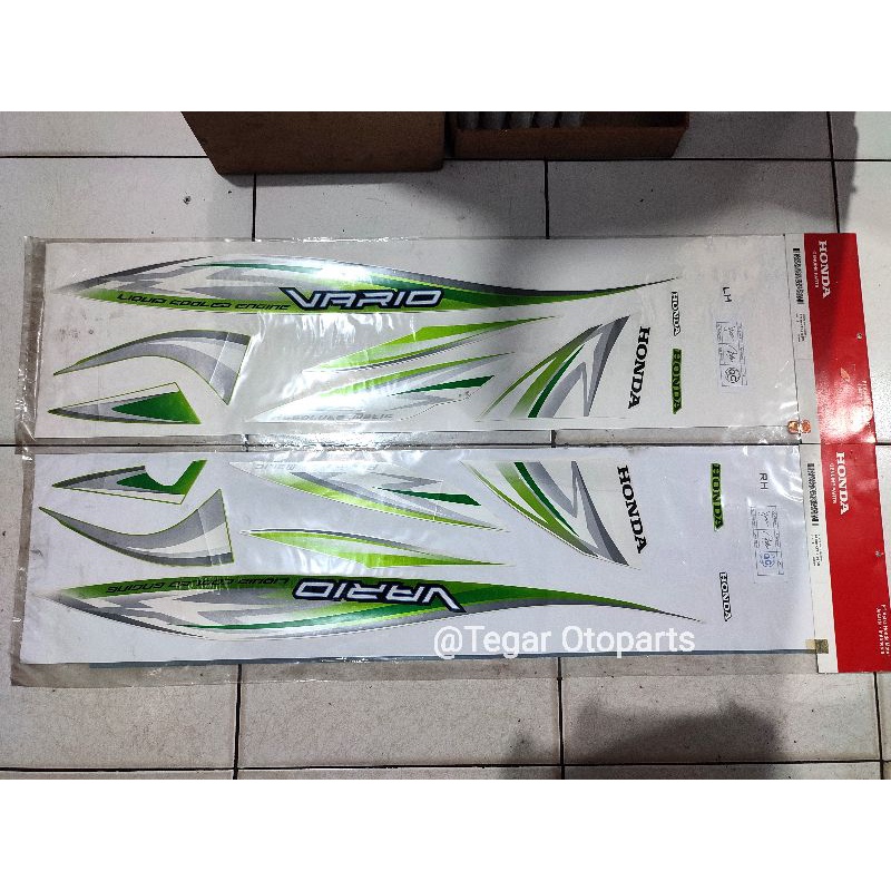 Jual Striping Sticker Original Honda Vario 110 Karburator Karbu Putih