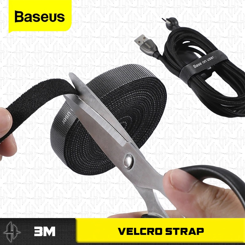 Jual HIMTECH - Baseus Strap Pengikat Kabel Serba Guna Hook And Loop ...