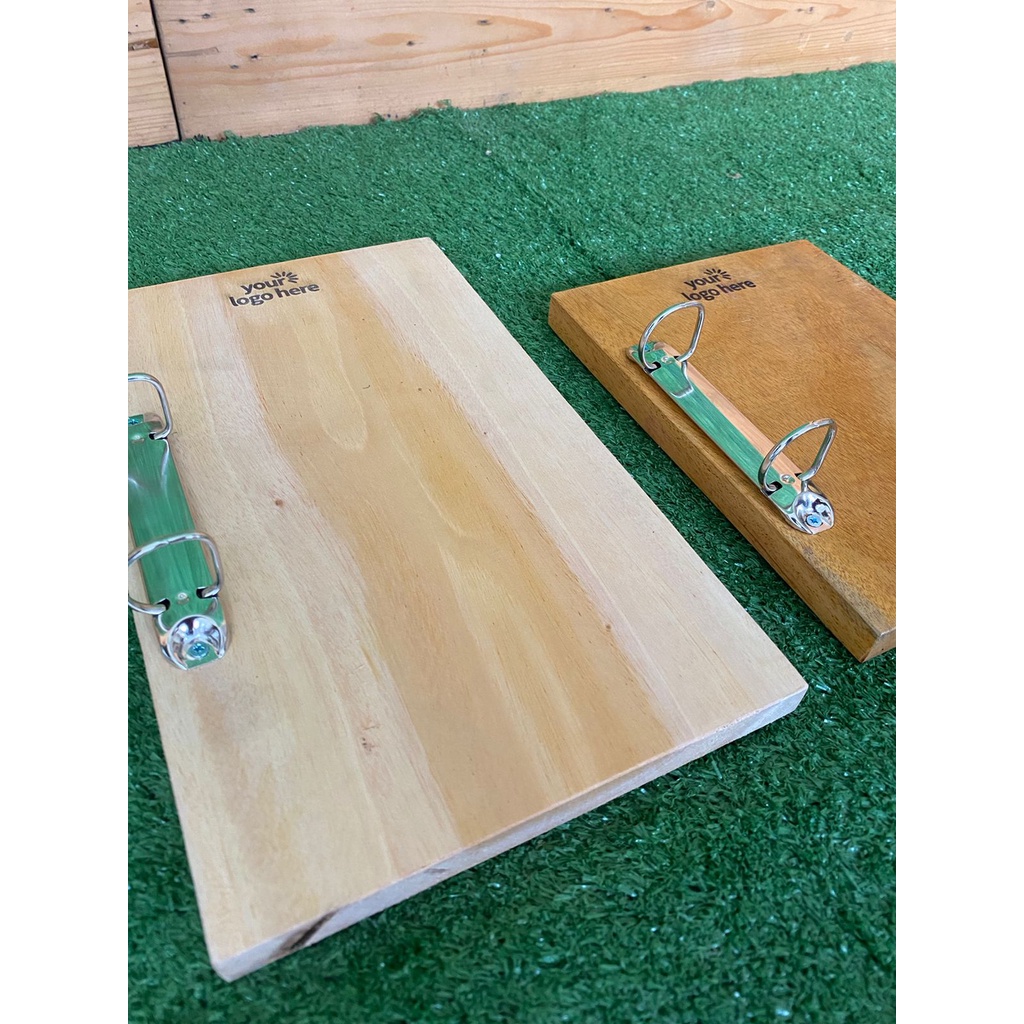 Jual (CUSTOM) Cover Buku Menu Kayu / Wooden Menu Book untuk Resto, Cafe ...