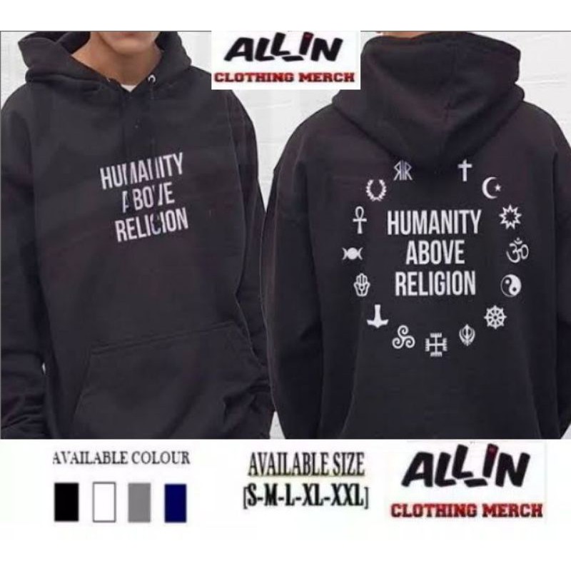 Jual HOODIE JUMPER PLURALISME HUMANITY ABOVE RELIGION PREMIUM QUALITY |  Shopee Indonesia