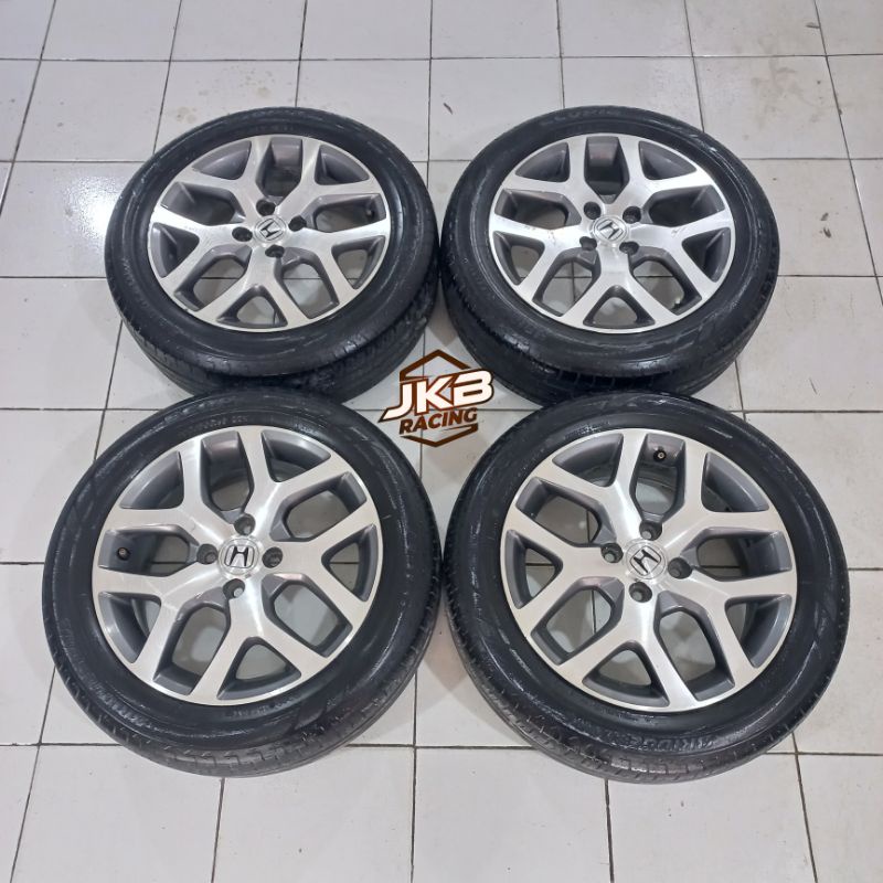 Jual VELG SECOND STANDAR MOBIL CITY RING 16 HOLE 4X100 + BAN 195/55 R16 ...