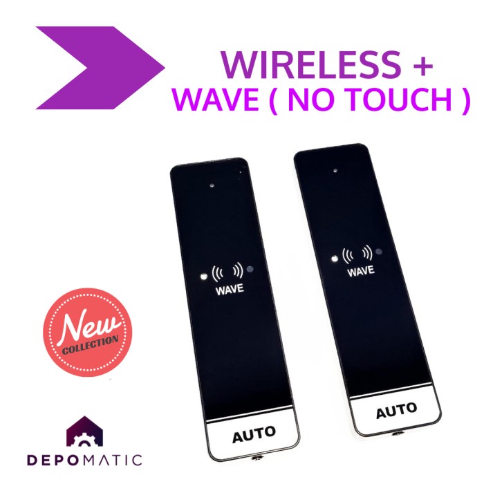 Jual Produk Terbaru Exit Button Wireless + Wave ( No Touch ) New Access ...