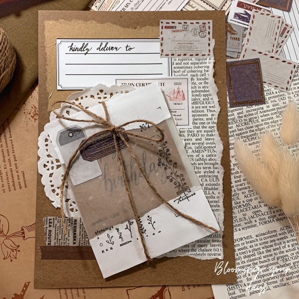 Jual Kartu Ucapan Aesthetic Vintage Journaling Greeting Cards | Shopee ...