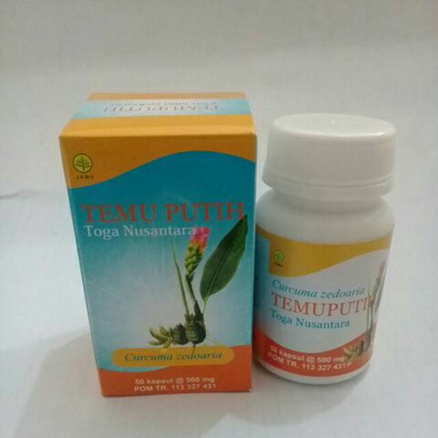 Jual Jual Kapsul Temu Putih Herbal Anti Kanker Toga Nusantara Kemasan 50 Kapsul Kapsul Temu 5845